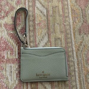 NWT Kate Spade Leila small card holder leather wristlet